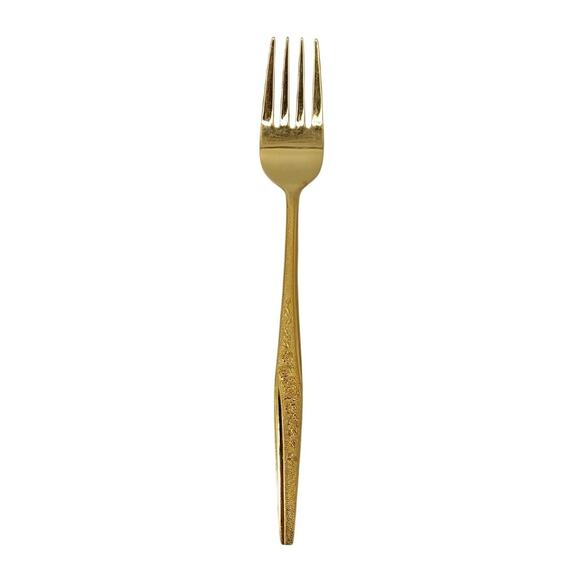 Golden Bouquet Single Fork Hollywood Regency Replacement - Picture 1 of 9